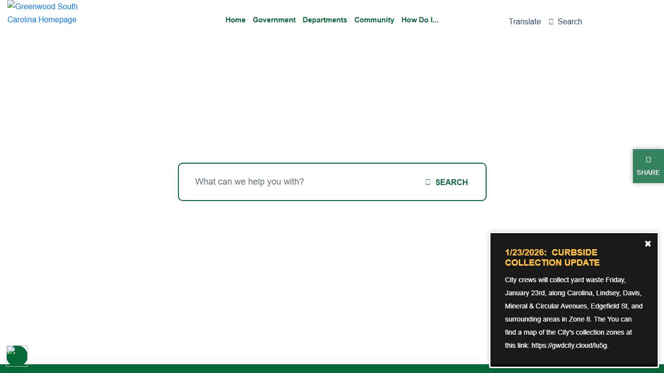 City of Greenwood, SC